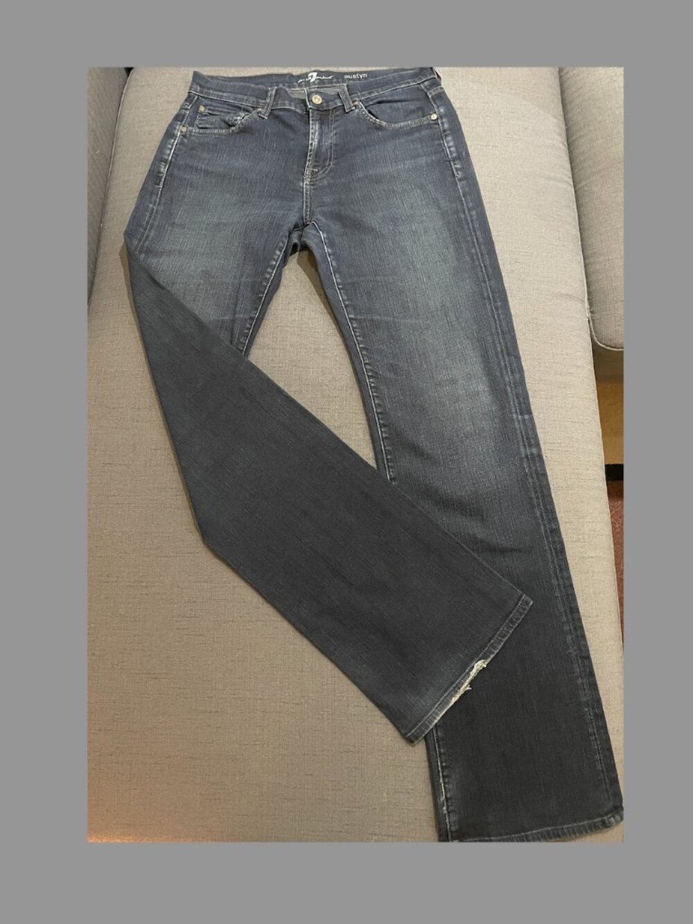 7 For All Mankind Austyn Relaxed Straight Leg Jeans Men's Size 30 Made in USA